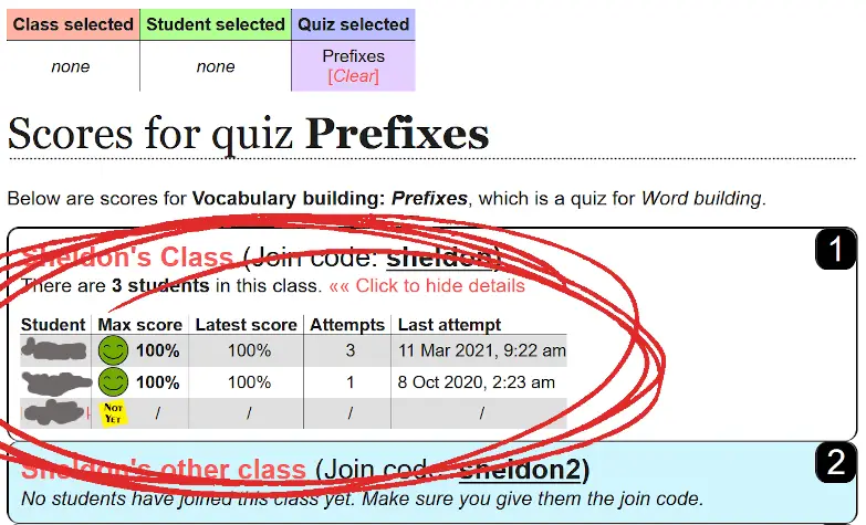 quizresults