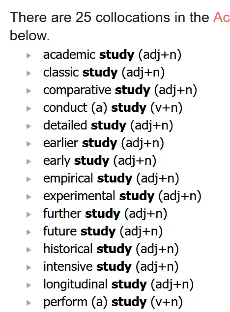 collocations