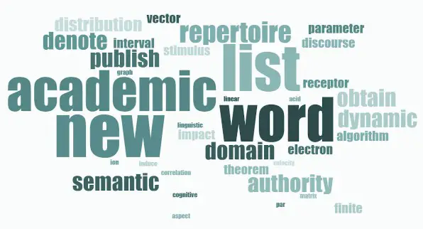 New Academic Word List (NAWL)