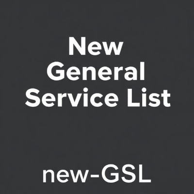New General Service List (<i>new-GSL</i>)