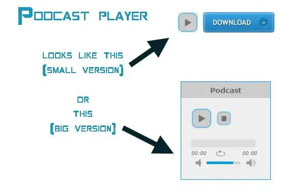 Podcast player