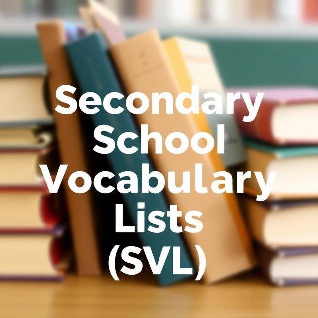 <small>Secondary School Vocabulary Lists (SVL)</small>