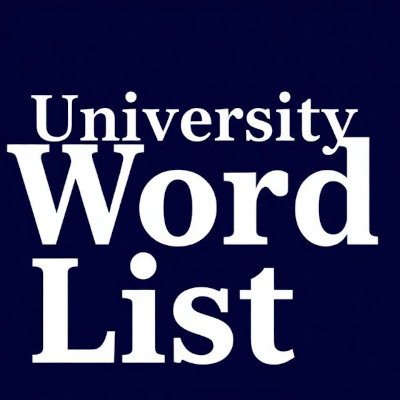 University Word List (UWL)